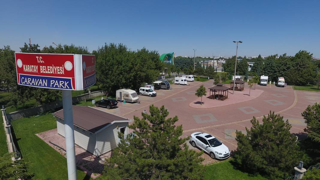 Konya’da ilk ve tek! Bu park karavan tutkunlarının uğrak noktası 6